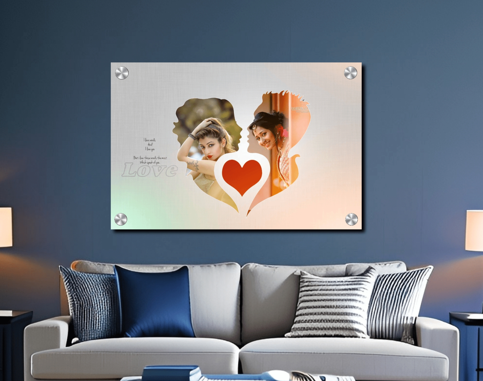 Transparent Framed Acrylic Photo